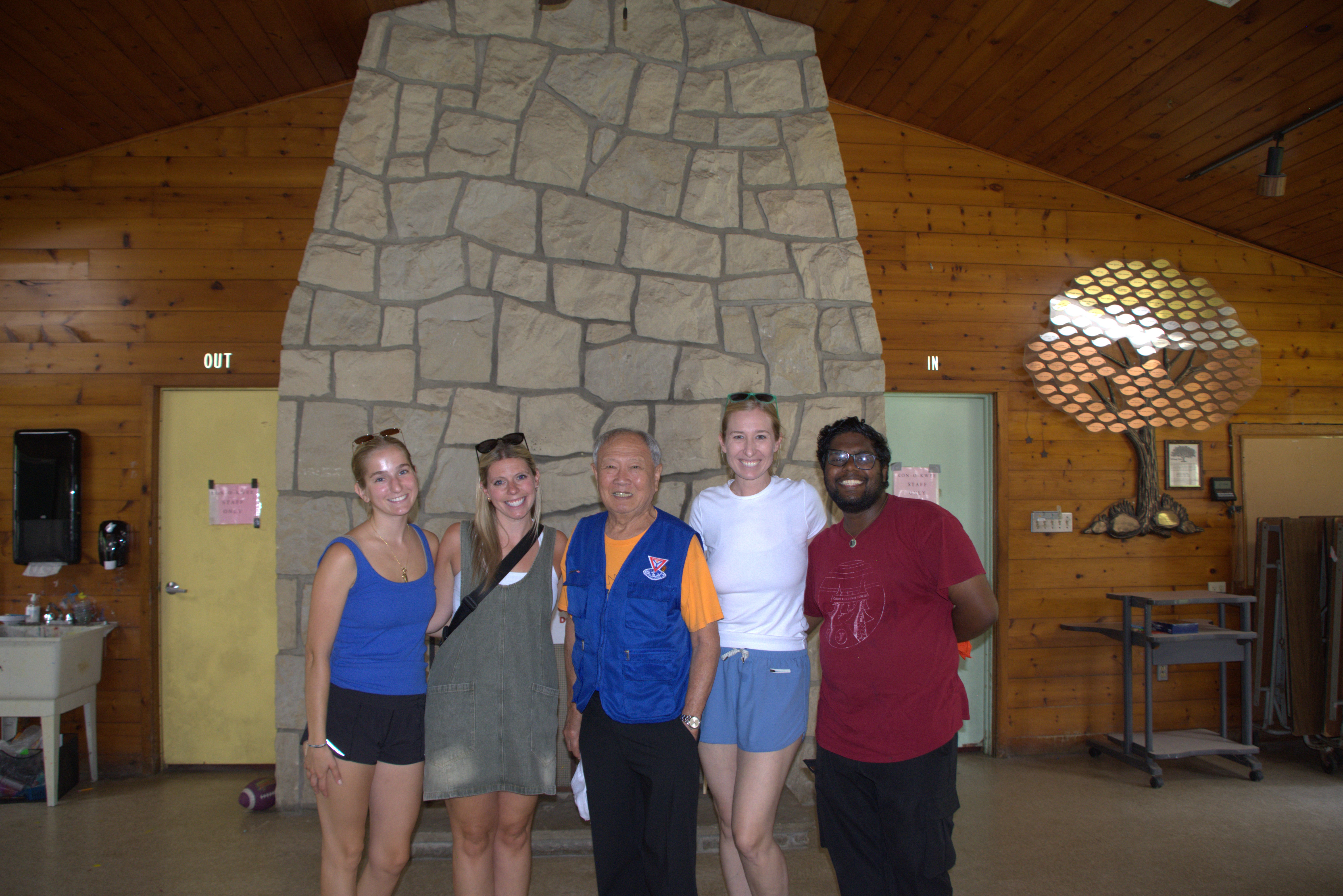 Mr. Taweechai Termkunanon with Camp Kon-O-Kwee Spencer Staff