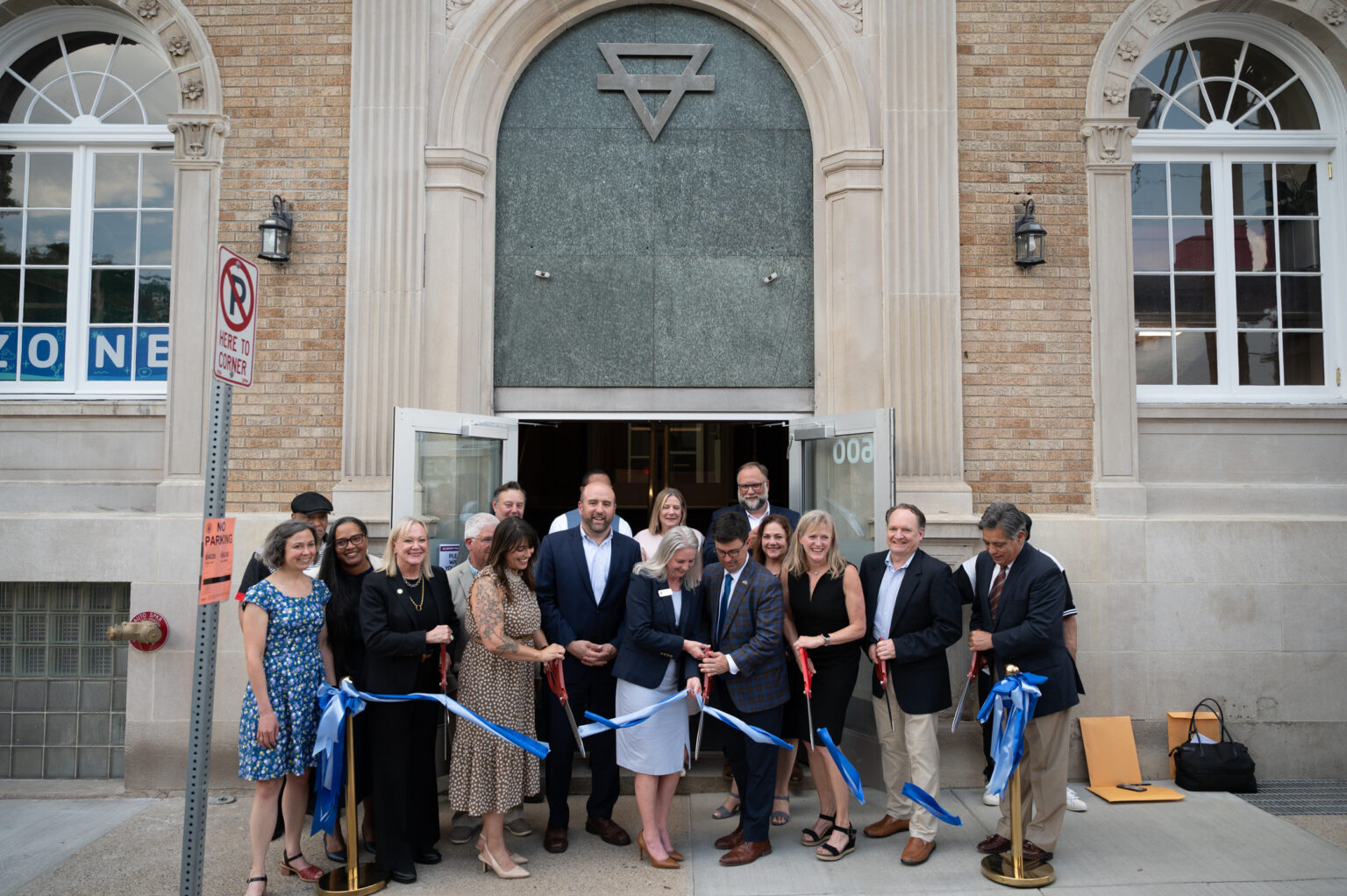Ribbon cutting at Allegheny YMCA Reopening