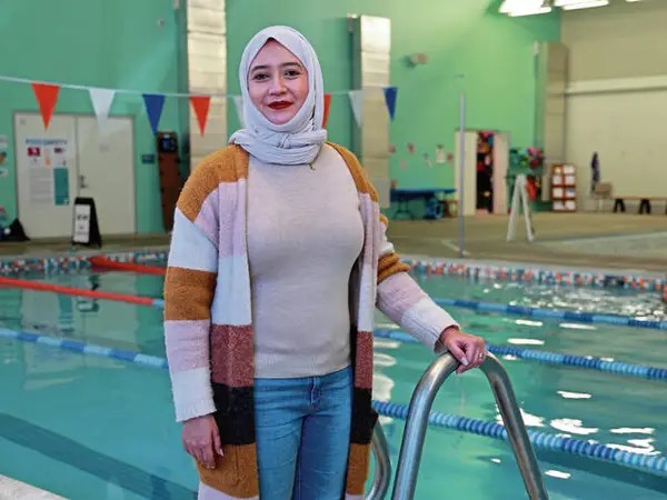 Swimmer in Spencer YMCA