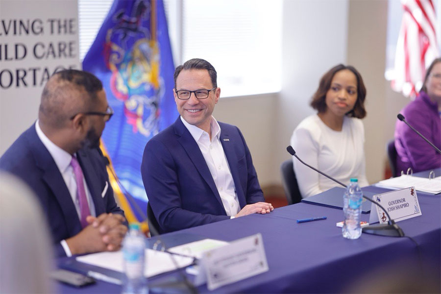 Gov. Shapiro at Childcare Roundtable