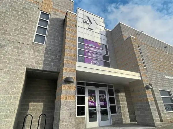 The front doors of Homewood-Brushton YMCA