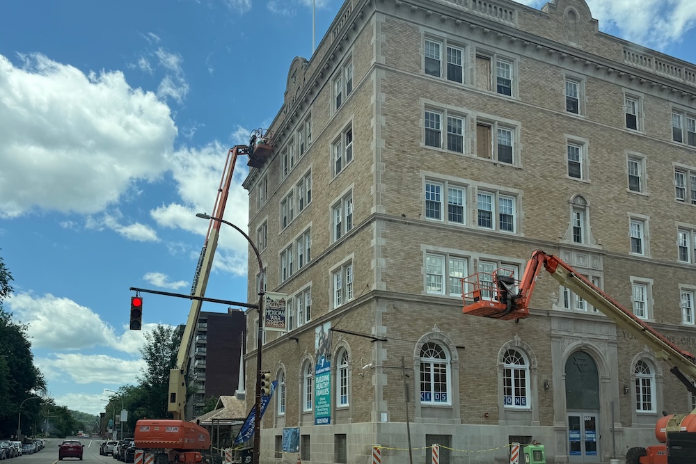 Renovations being done on the Allegheny Y
