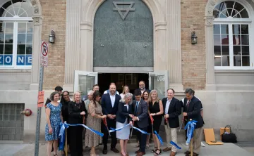 Ribbon cutting at Allegheny YMCA Reopening
