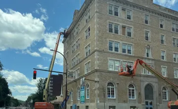 Renovations being done on the Allegheny Y